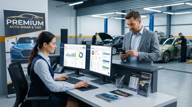 CRM для тонировки и оклейки авто