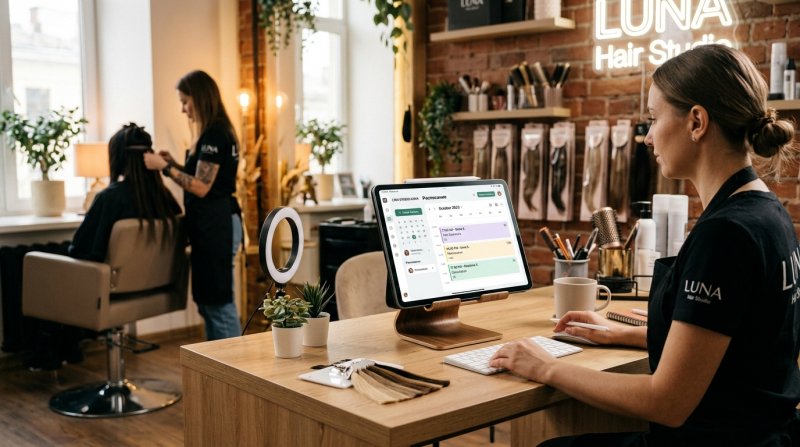 Программа для записи клиентов в студию наращивания волос