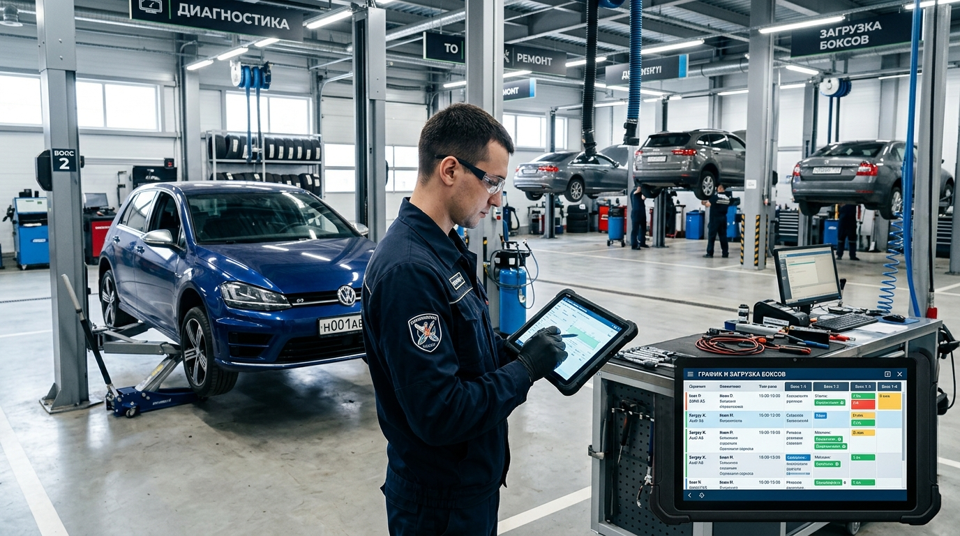 Выбор приложения для СТО: автоматизация, типовые задачи и реальные решения