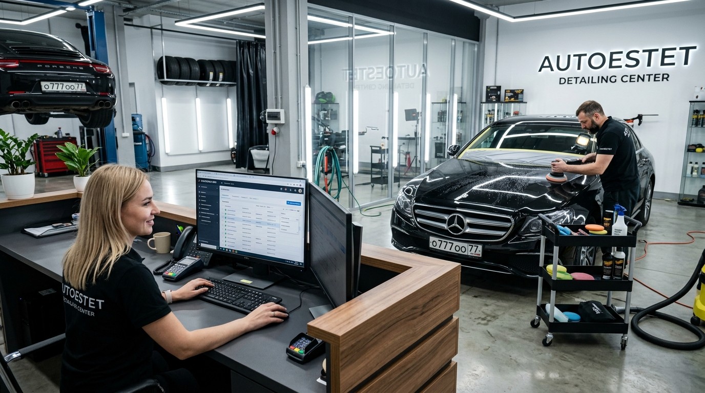 Как выбрать CRM для детейлинг-центра: реальные сценарии и ошибки внедрения