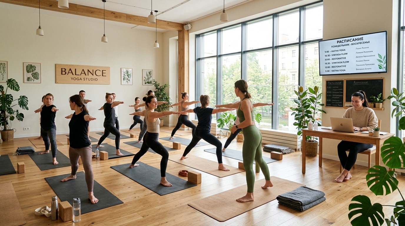 Как открыть студию йоги: реальный опыт, подводные камни и автоматизация бизнеса