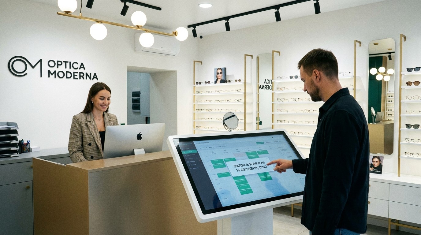 Как автоматизировать запись и управление расписанием в оптике и у офтальмолога
