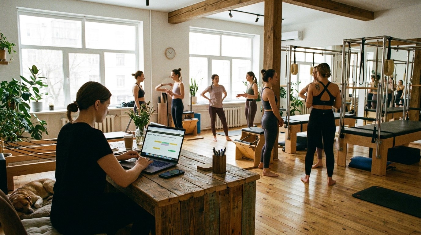 Эффективное управление расписанием и онлайн-записью для студии пилатеса
