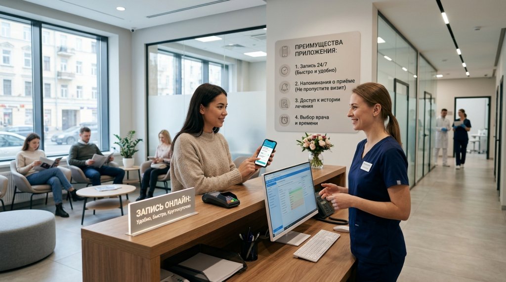 Какие преимущества предоставляют приложения для записи пациентов в стоматологических клиниках. Статья на сайте Rubitime