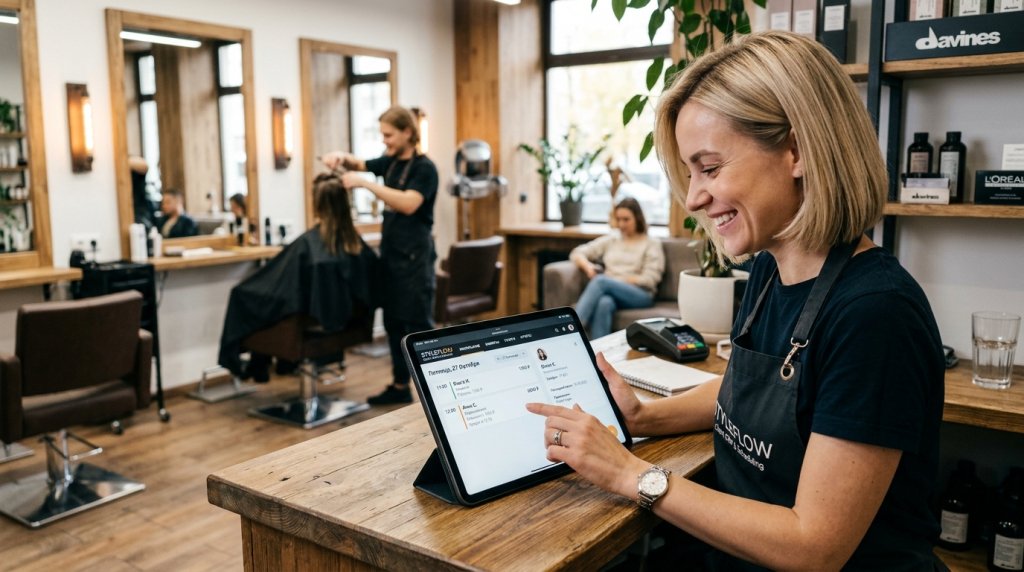 Эффективные программные решения для учёта клиентов в парикмахерской. Статья на сайте Rubitime